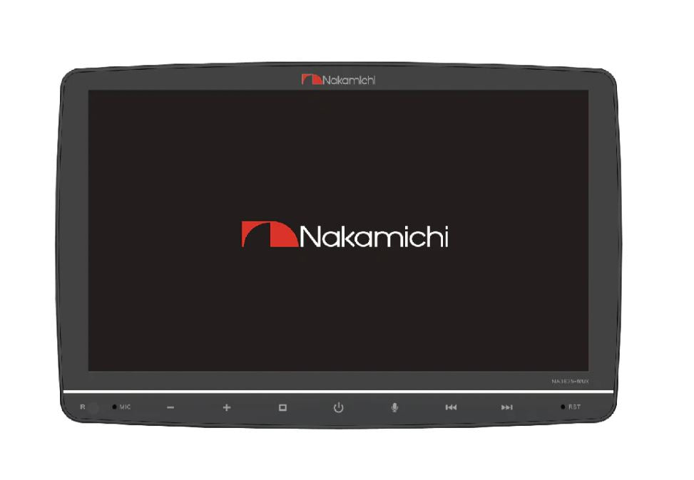 Nakamichi Head Unit 10.1" Na3625-Wux Single Din Wireless Apple Carplay / Android Auto Av Receiver