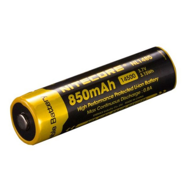 Nitecore 14500 Rechargeable Lithium-Ion Battery (3.7V, 850Mah)