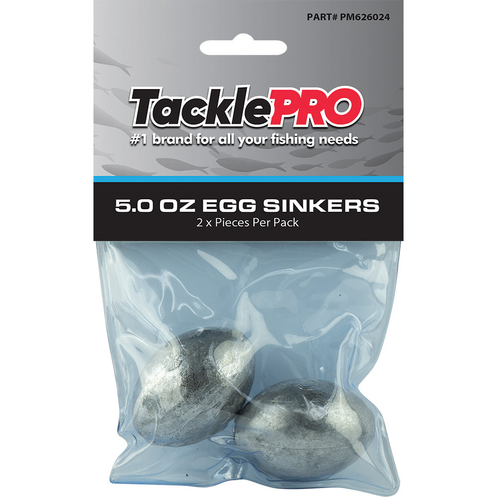 Tacklepro Egg Sinker 5.0Oz - 2Pc