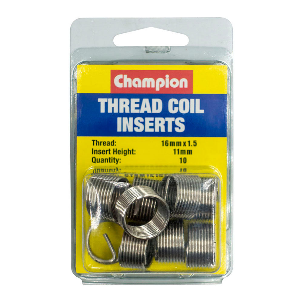 Champion M16 X 1.50 X 11Mm Thread Insert Refills -10Pk