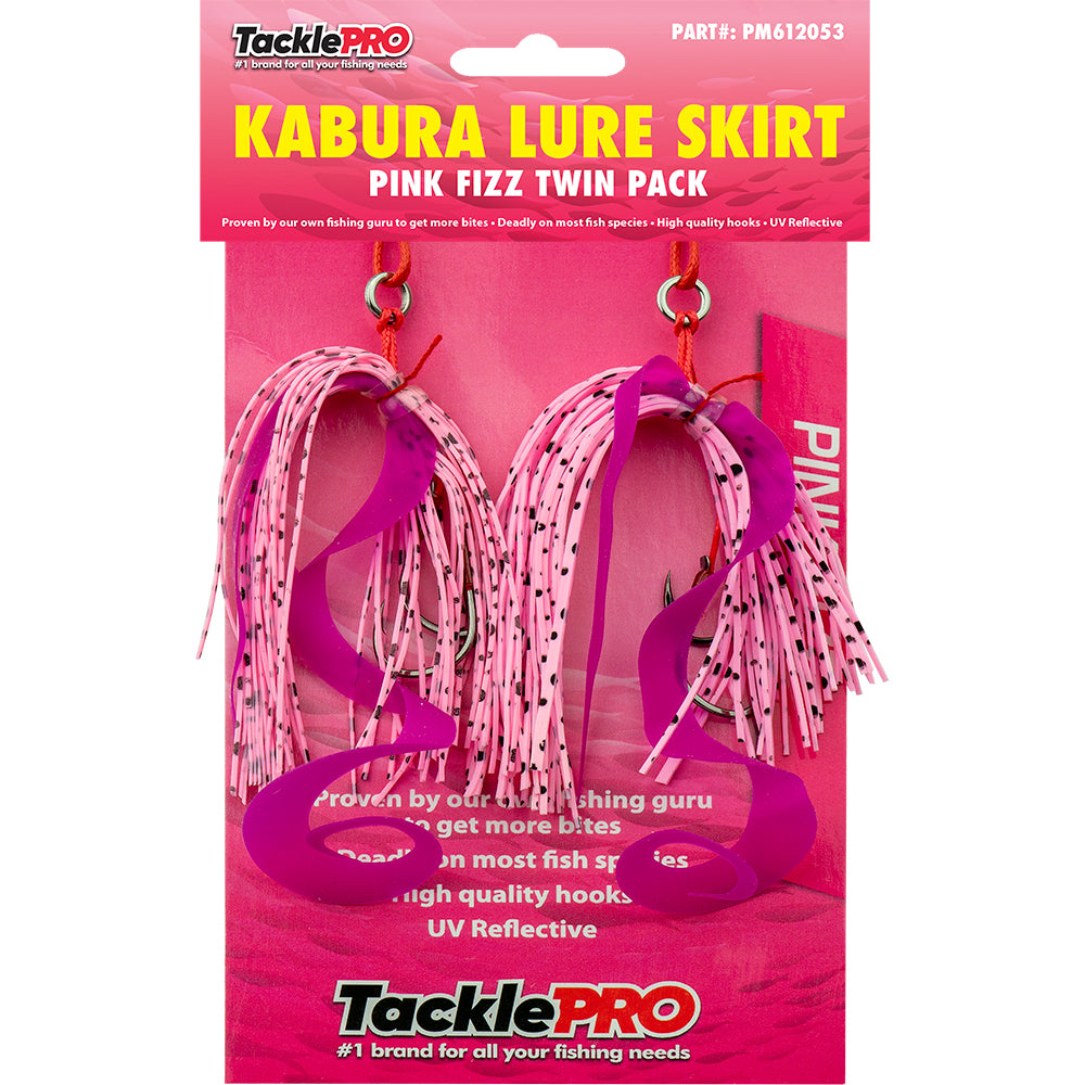 Tacklepro Kabura Lure Skirt - Pink Fizz (Twin Pack)
