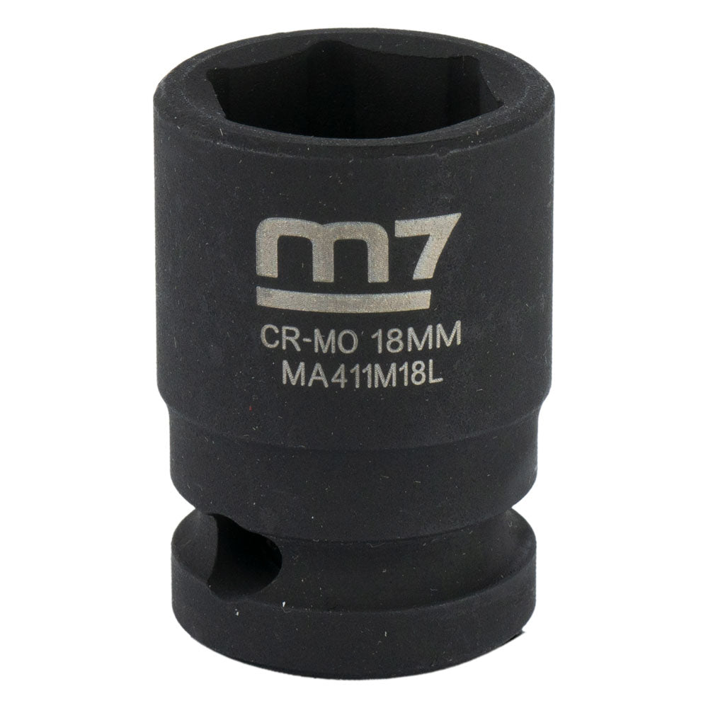 M7 Impact Socket 1/2In Dr. 18Mm