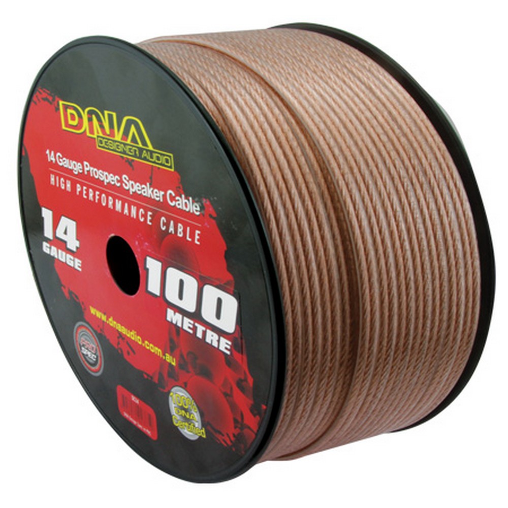 Dna Cable 14 Gauge  Speaker Cable Transucent 100Mtr