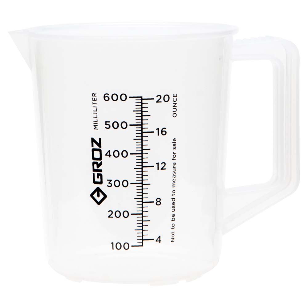 Groz Polypropylene Measuring Jug 600Ml