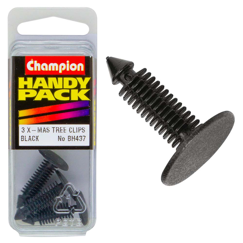 Champion Xmas Tree Trim Clip - Blk