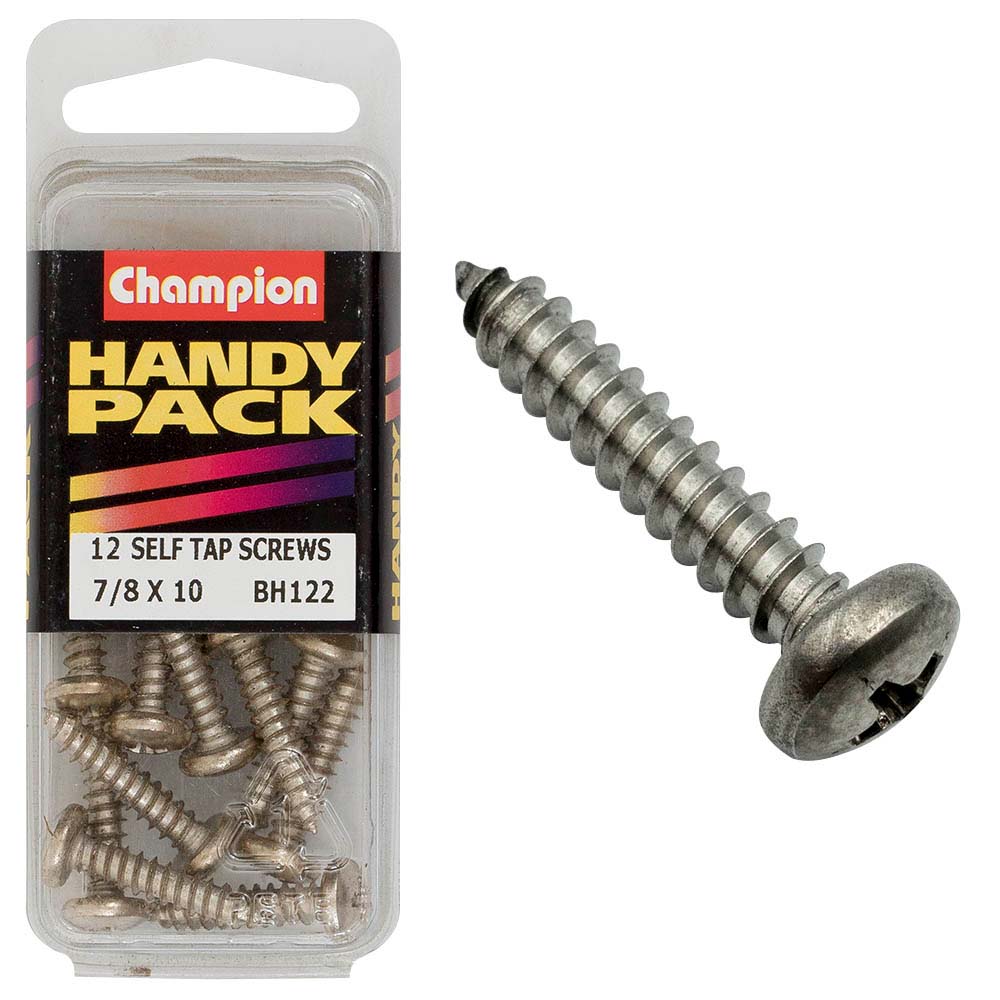 Champion 8G X 1In S/Tap Set Screw - Pan Hd