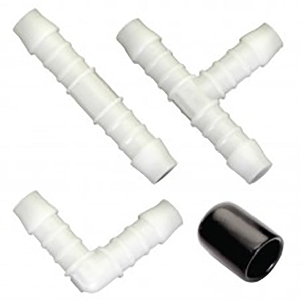 Champion 6Mm 3 - Way Y - Piece Vacuum Hose Connector - 25Pk