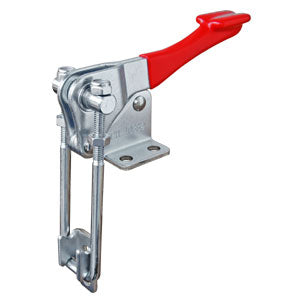 Toggle Clamp Latch Flanged Base Straight Handle 450Kg Cap