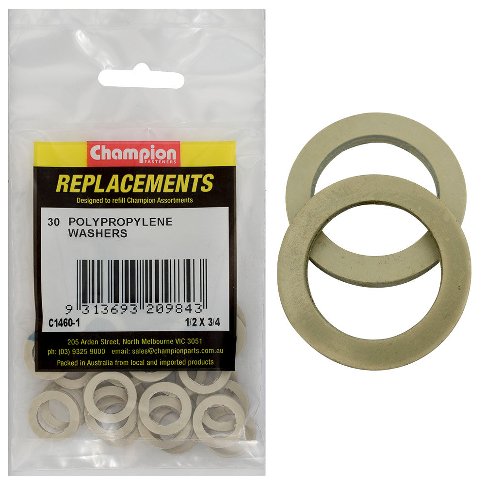 Champion M18 Poly Drain Plug Washer - 25Pk