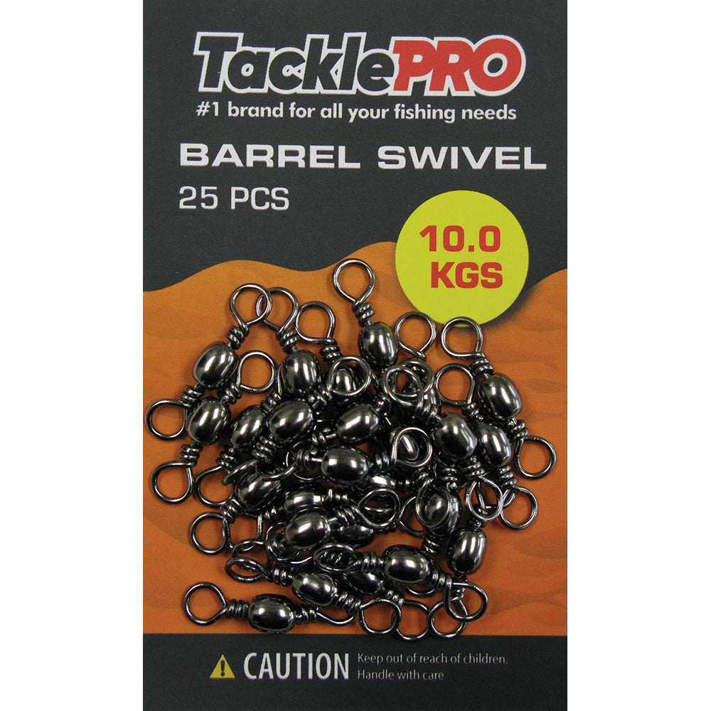 Tacklepro Barrel Swivel 10.0Kg - 25Pc