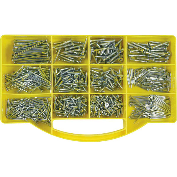 Champion Gj Grab Kit 800Pc Woodscrews & Nails Kit