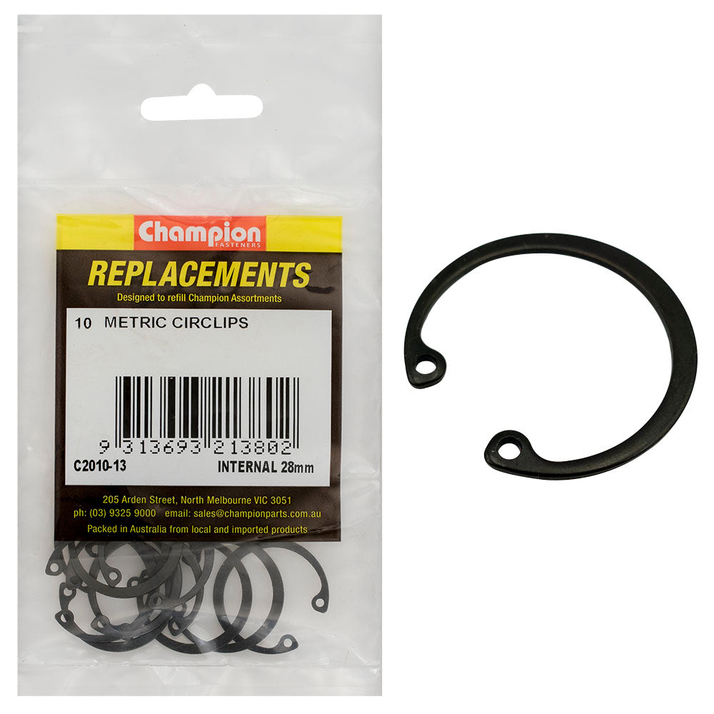 Champion 28Mm Internal Circlip -10Pk