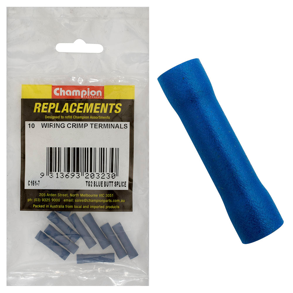 Champion Blue Cable Connector -10Pk